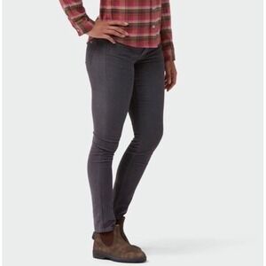 Stio Rivet Cord Stretch Corduroy Pants Raven Women 10 Slim‎ Regular pinwale